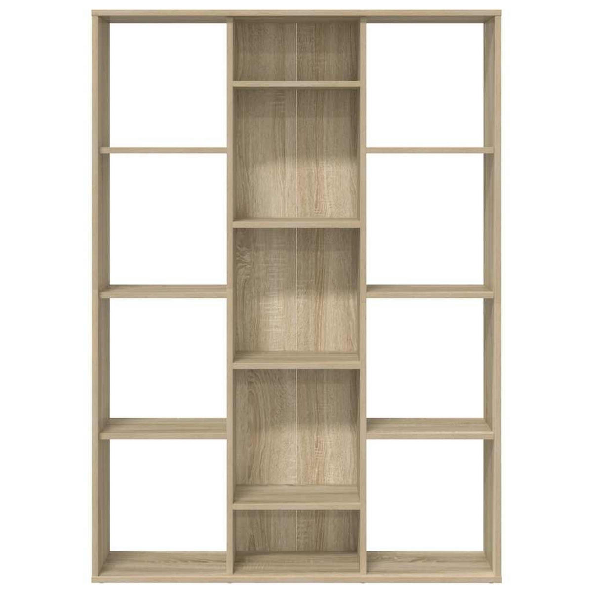 RAUMTEILER/BÜCHERREGAL Sonoma-Eiche 100/24/140 Cm Holzwerkstoff - Braun, Holzwerkstoff (24/140/100cm) - vidaXL