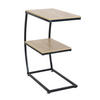 BEISTELLTISCH - Multicolor, Holzwerkstoff/Metall (25/47.5/57.5cm) - Relaxdays