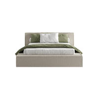 POLSTERBETT Menfi 200x200 cm, Beige - Beige, Textil (200/200cm) - Fedve