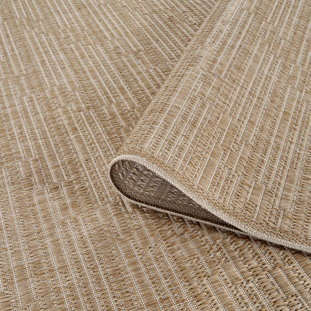OUTDOOR-TEPPICH 789 Braun Wetterfest 100x200 cm - Braun, Textil (100/200cm) - carpet city
