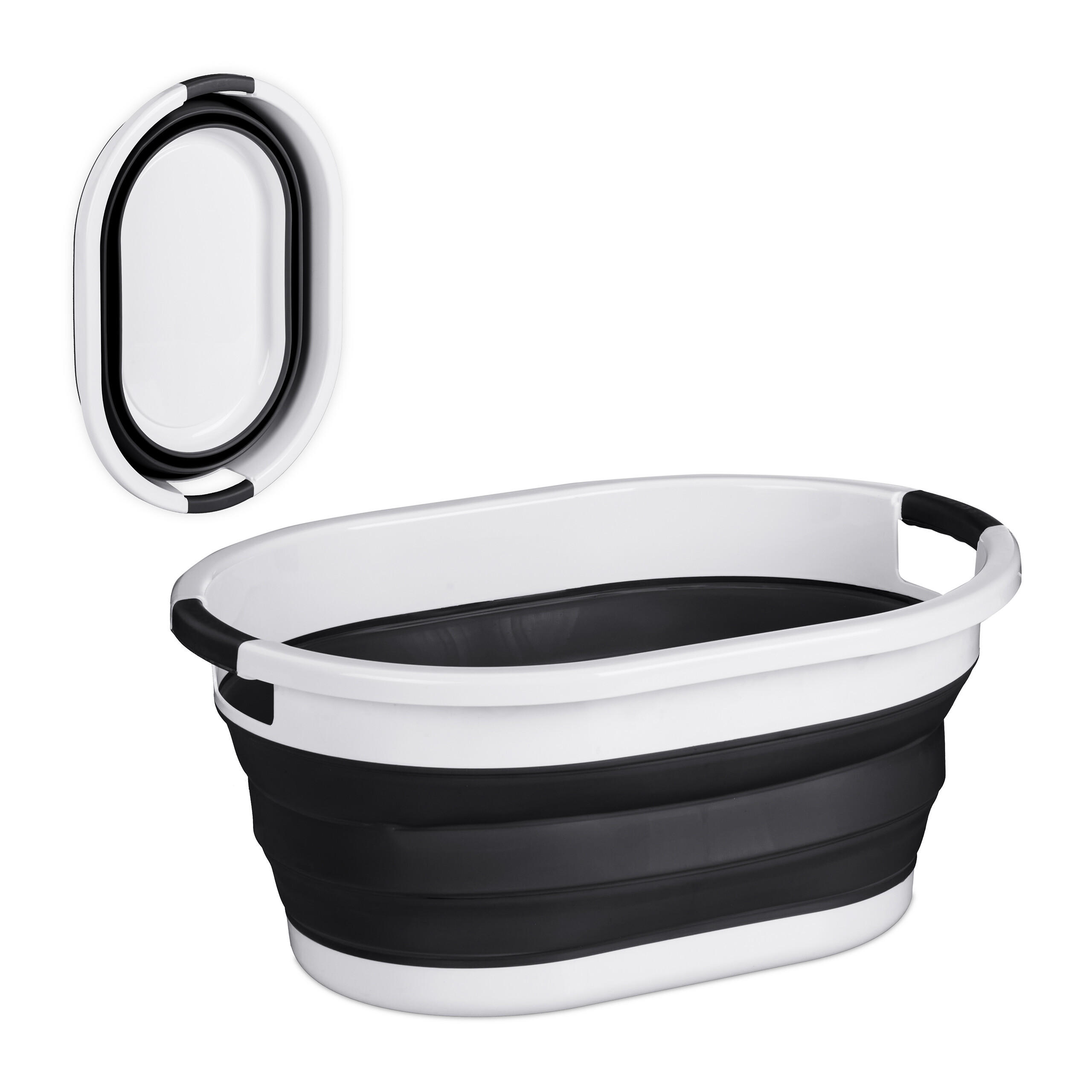 KÔŠ na prádlo - viacfarebná, plast (61/27.5/44cm) - Relaxdays