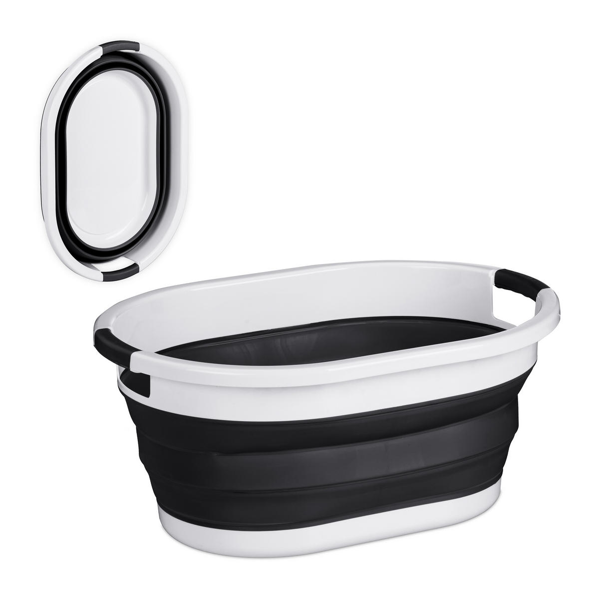 KÔŠ na prádlo - viacfarebná, plast (61/27.5/44cm) - Relaxdays