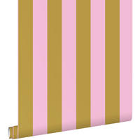 TAPETE Streifenmuster 50 x 900 cm - Lila, Papier (50/0.1cm) - ESTAhome