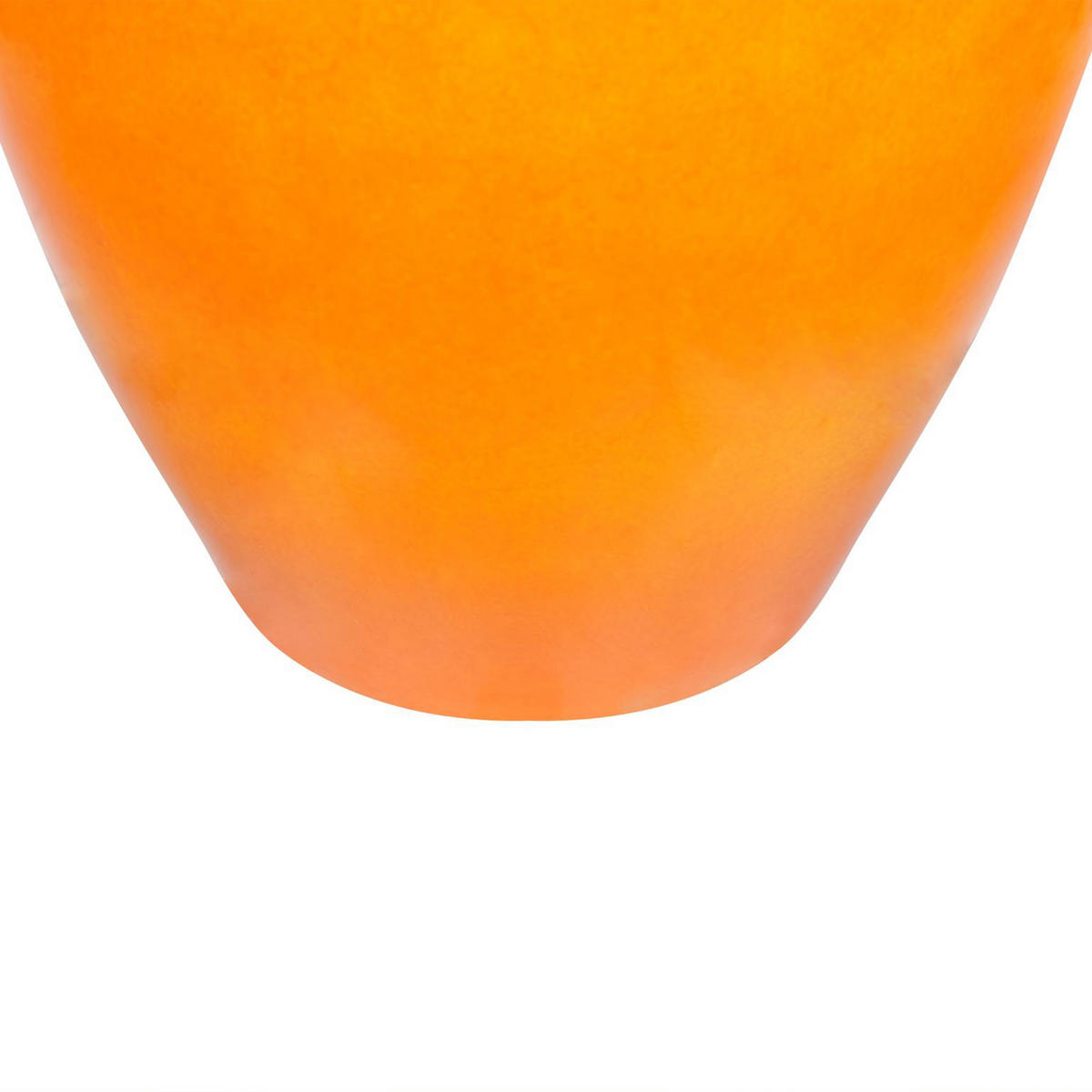 BLUMENVASE Terrakotta orange Terrasa - Orange, Stein (37cm) - Beliani