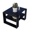 COUCHTISCH Kaja63 63/42/53,8 - Schwarz, Holzwerkstoff (54/63/42cm) - RAUMHIRSCH FURNITURE