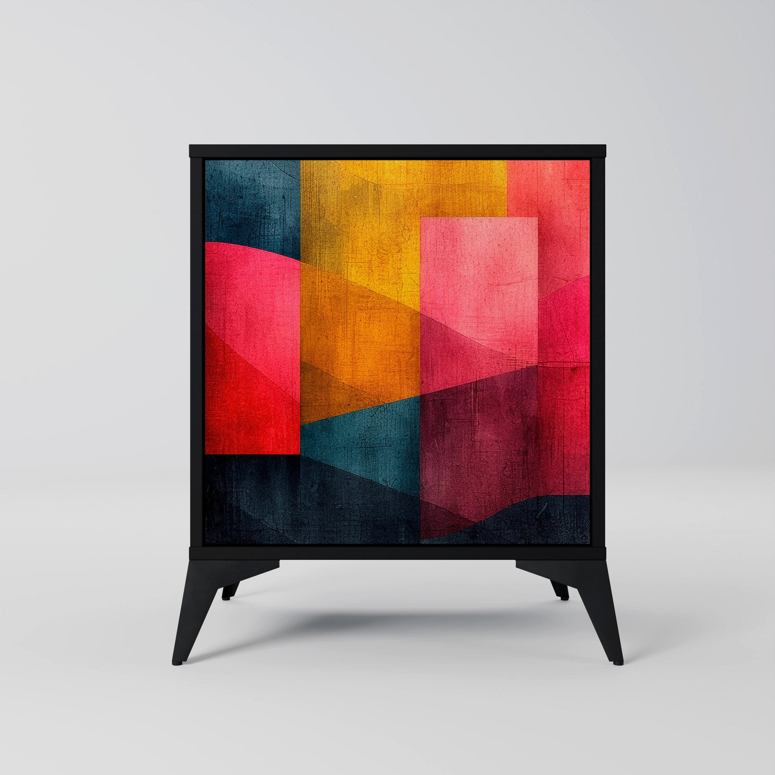 SpaceRebels Sideboard Schwarz 57.5x70.5x42 cm