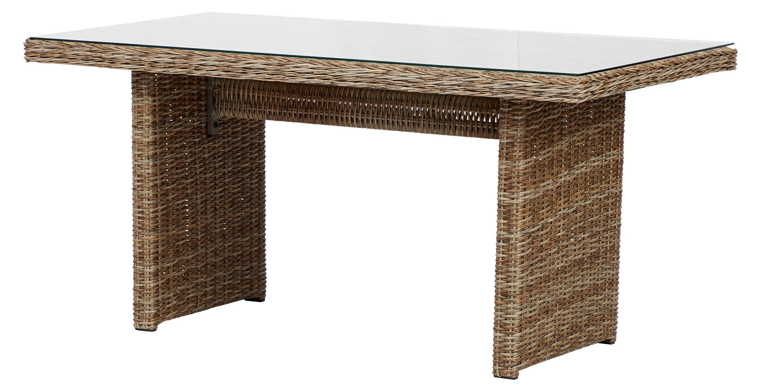 GARTENTISCH Holz - Braun, Holzwerkstoff (76/142/68cm) - ebuy24