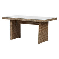 GARTENTISCH Holz - Braun, Holzwerkstoff (76/142/68cm) - ebuy24