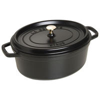 TOPF Schwarz 37.5/25/16.7 cm 405093190 - Schwarz, Metall (31cm) - Staub