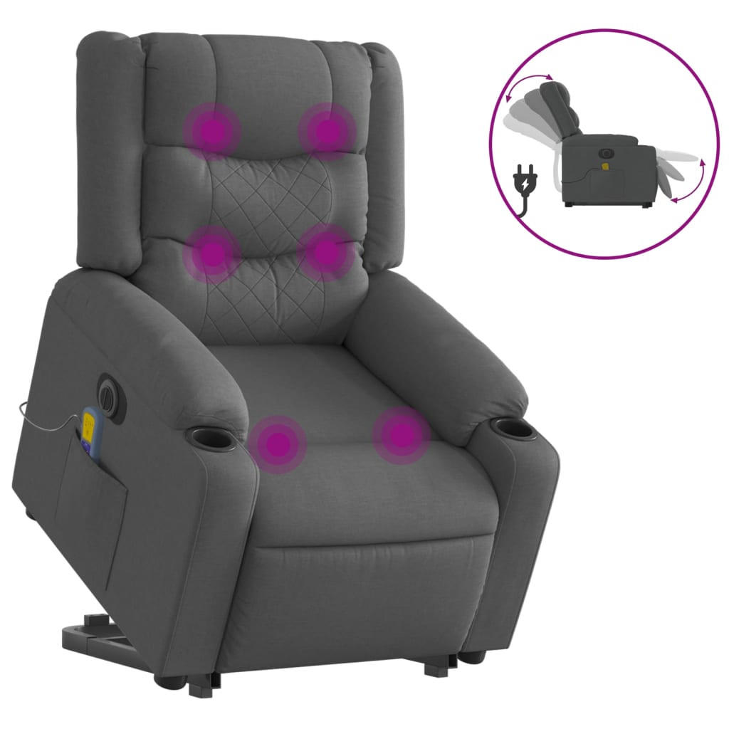 MASSAGESESSEL Mack - Grau, Metall (77/99/93cm) - Nettlife