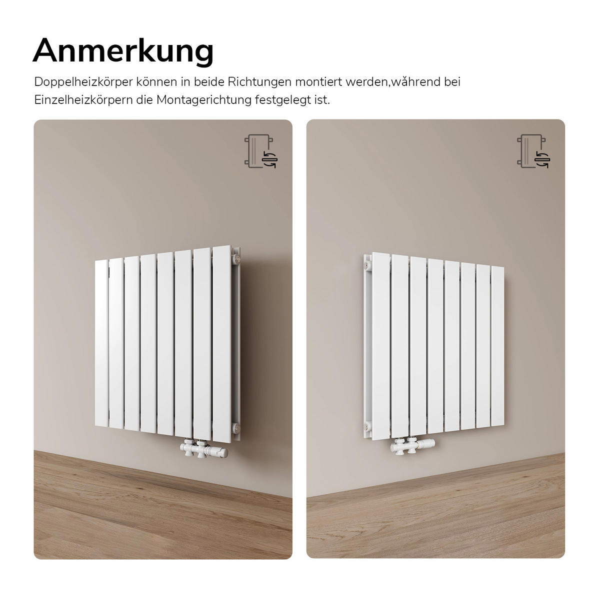 ELEKTRIČNI RADIJATOR ZA RUČNIKE zakrivljen bijeli 75/40/5,6 cm - bijela, metal (62/63/6.6cm) - EMKE