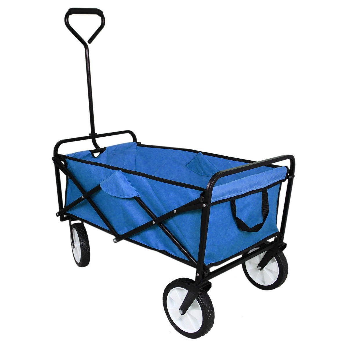 GARTENWAGEN Faltbar Blau - Blau, Metall (53/113/98cm) - Monstershop