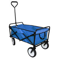 GARTENWAGEN Faltbar Blau - Blau, Metall (53/113/98cm) - Monstershop