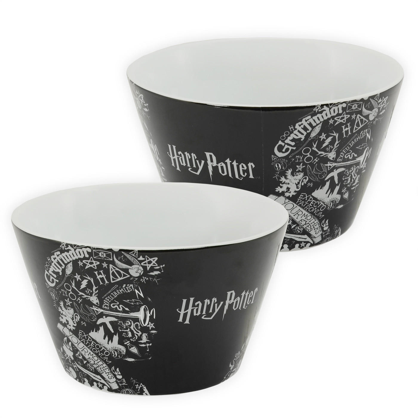 MÜSLISCHALE Harry Potter Schwarz 500 ml - Schwarz, Keramik (14cm) - United Labels