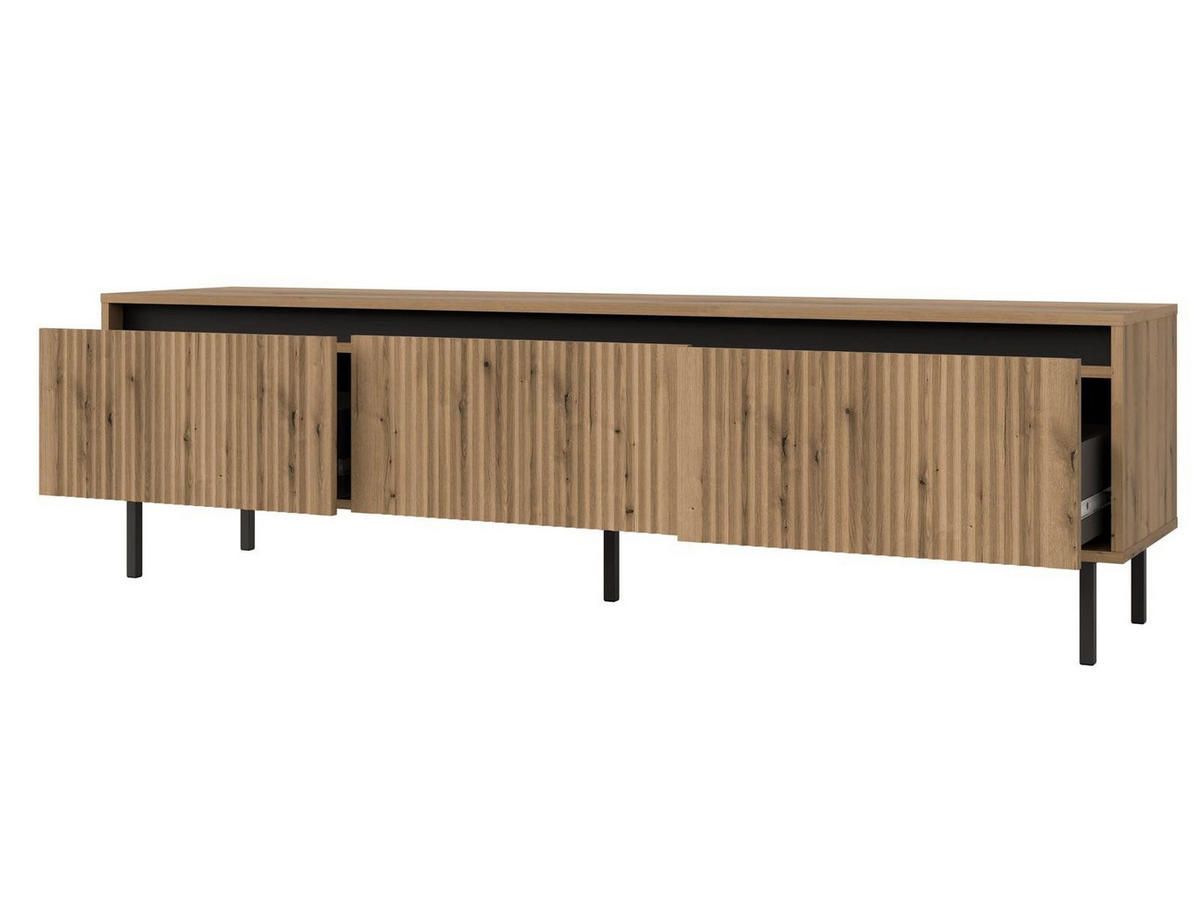 TV-SCHRANK elegant eiche evoke Ciao - Braun, Holzwerkstoff (178.6/45/40cm) - Compleo24