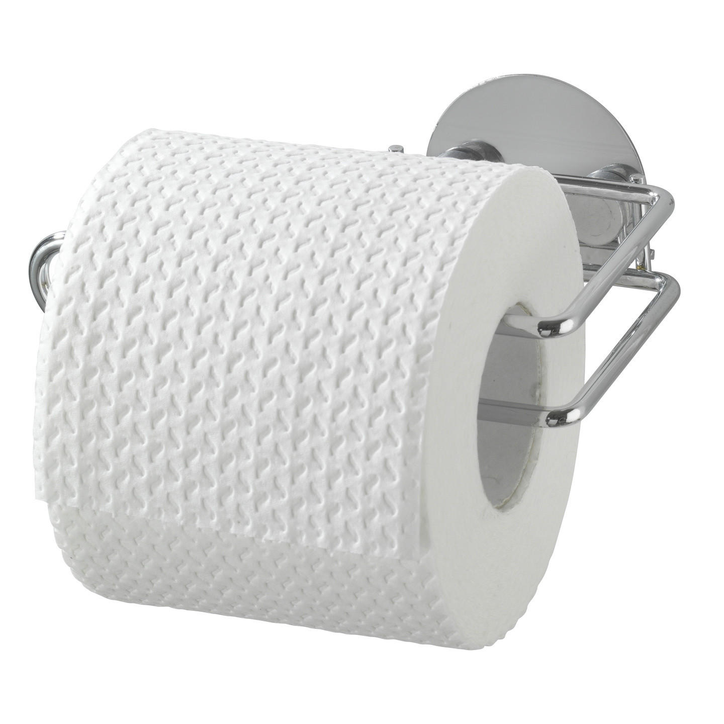 Wenko Toilettenpapierhalter Silber 14x9x6 cm