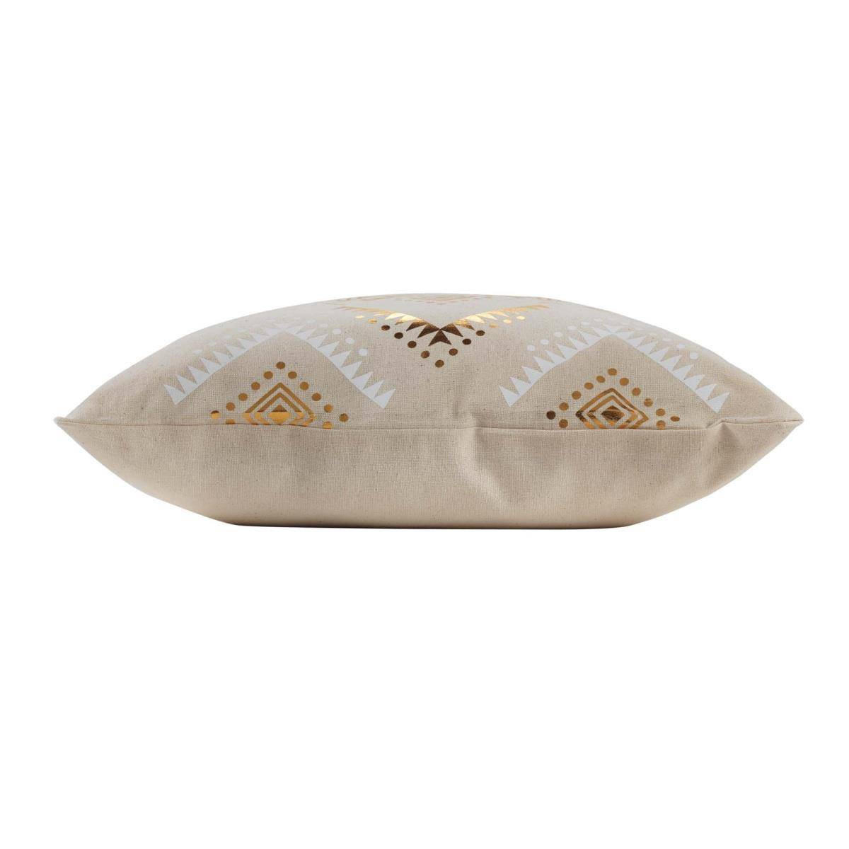 ZIERKISSEN Cybele 45/45 cm - Goldfarben, Naturmaterialen (45/45cm) - Douceur d´intérieur