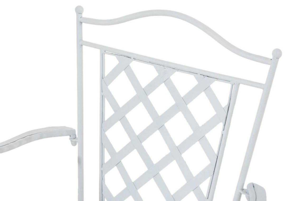 STÜHLE Athan - 2er Set weiß - Weiß, Metall (56/93/51cm) - TPFGarden