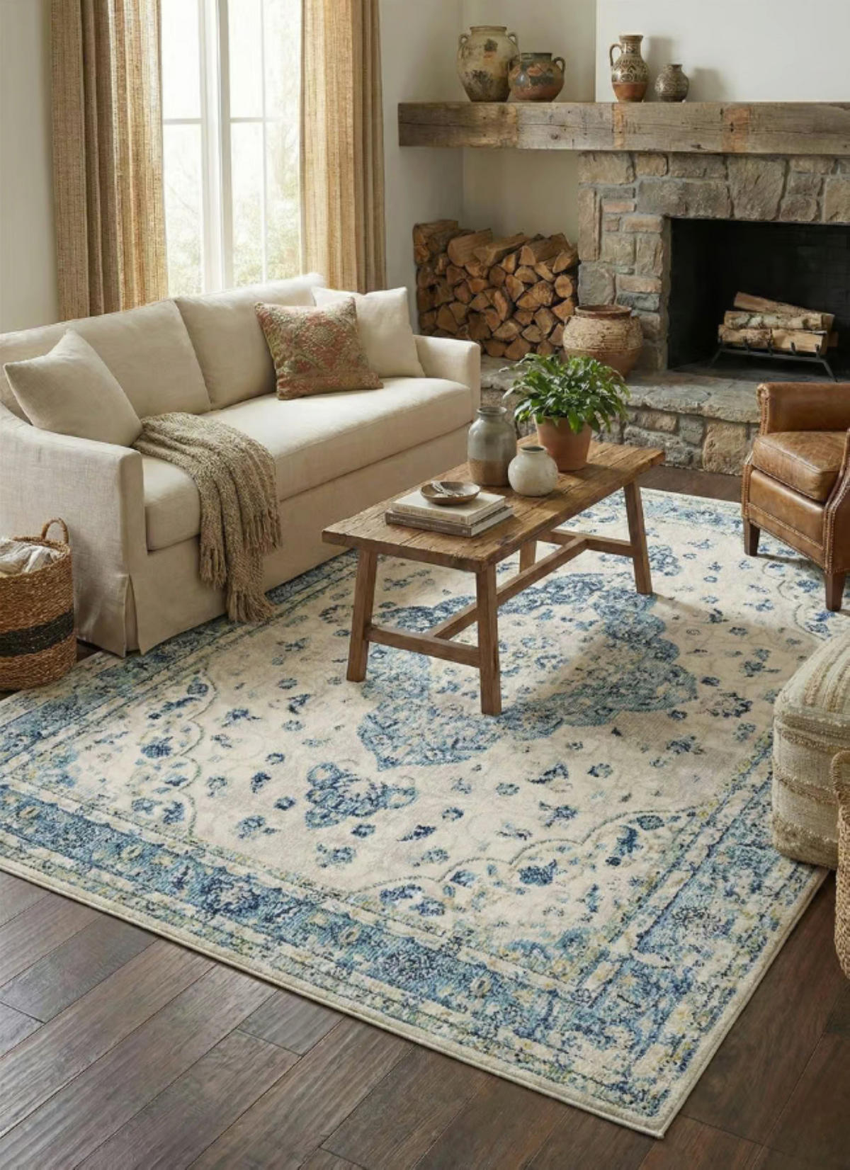 TEPPICH modern Flachgewebe Orient MOMA Blau 160 x 230 cm - Blau, Textil (160/230cm) - Novatrend