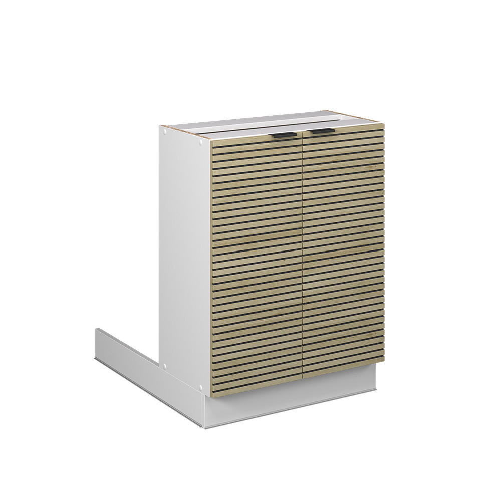 KUCHYŇSKÝ OSTRŮVEK Fame-Line Dubový panel - bílá/barva dubu, kompozitní dřevo (60/82/30cm) - Vicco