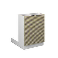 KUCHYŇSKÝ OSTRŮVEK Fame-Line Dubový panel - bílá/barva dubu, kompozitní dřevo (60/82/30cm) - Vicco