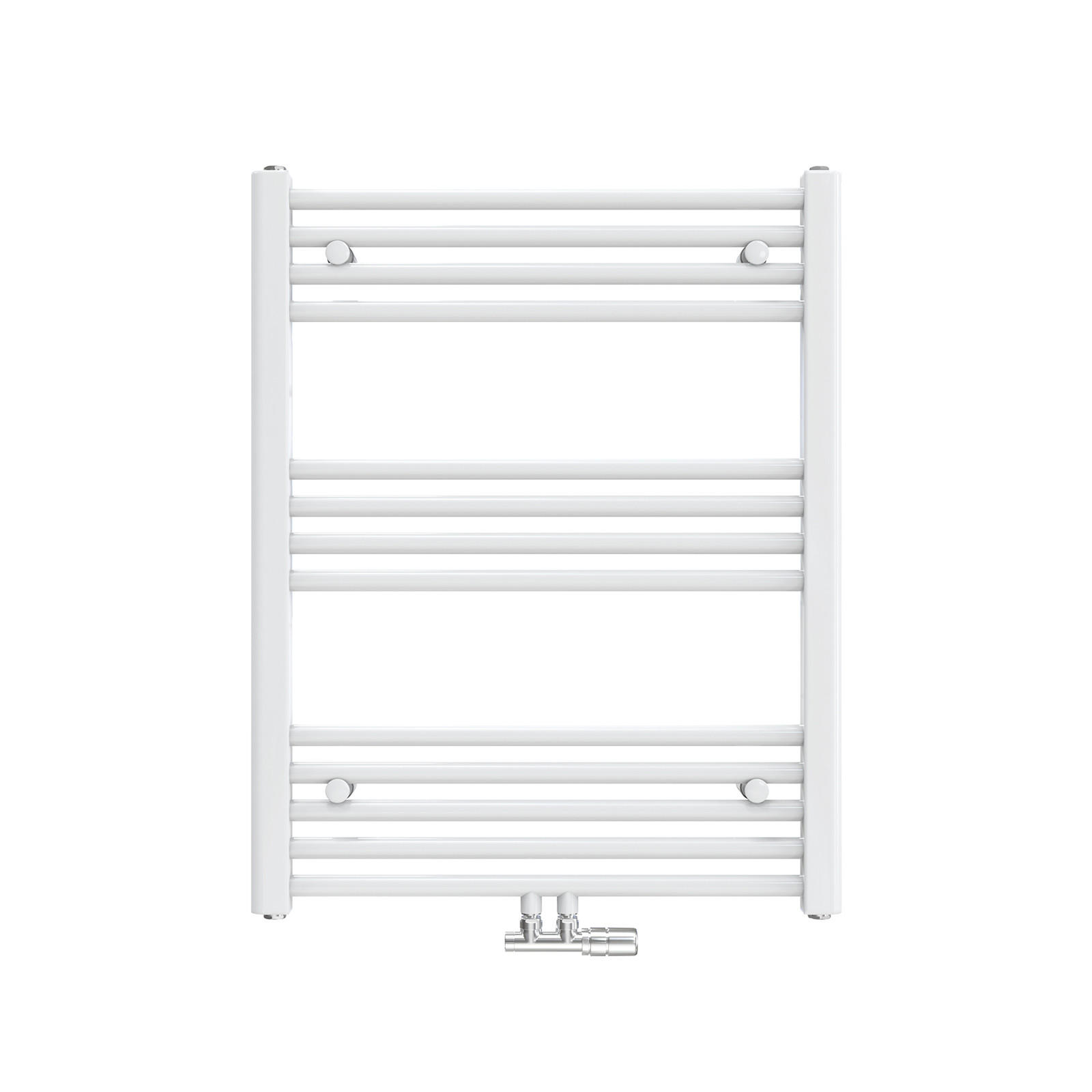 HEIZKÖRPER Handtuchheizkörper wasserführend 75/60/3 cm - Weiß, Metall (60/75/3cm) - EMKE