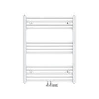 HEIZKÖRPER Handtuchheizkörper wasserführend 75/60/3 cm - Weiß, Metall (60/75/3cm) - EMKE