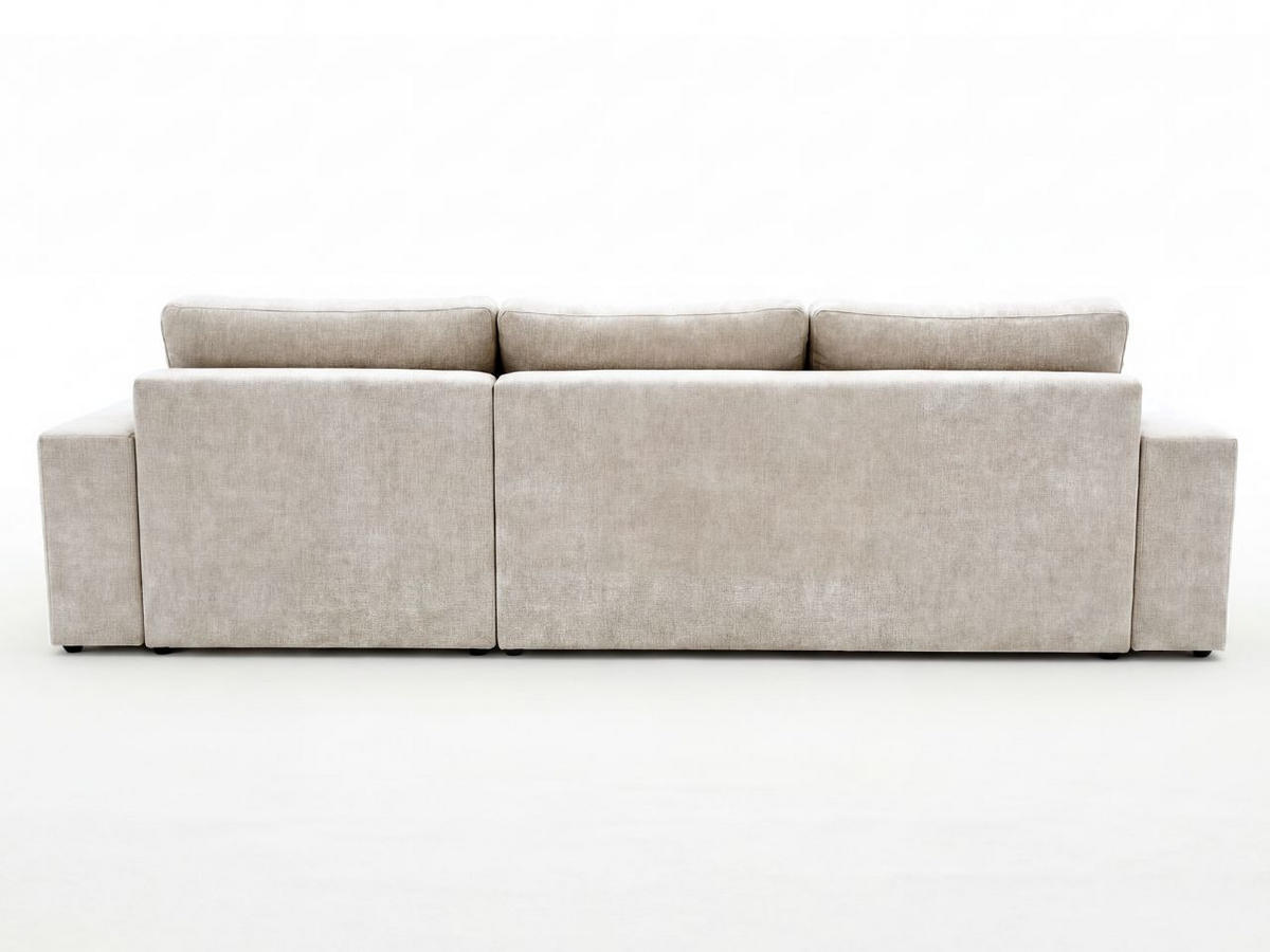 ECKSOFA Nesto Biege Rechts - Beige, Holz/Textil (165/260cm) - Graingold