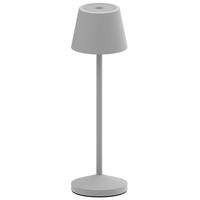 TISCHLAMPE EMILY grau - Grau, Metall (7.5/20/7.5cm) - Lumisky