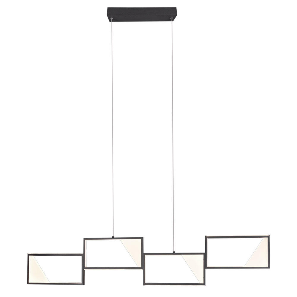 LED HÄNGELEUCHTE Cafu Anthrazit - Anthrazit, Metall (8/106/150cm)