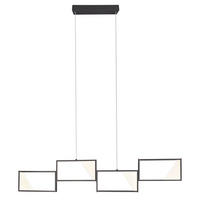 LED HÄNGELEUCHTE Cafu Anthrazit - Anthrazit, Metall (8/106/150cm)