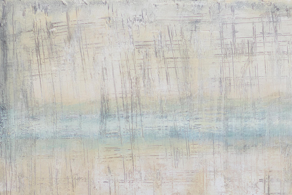 ACRYLBILD HANDGEMALT 80/80 cm - Beige, Holz/Textil (80/80cm) - KUNSTLOFT