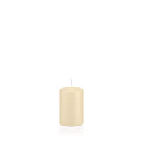 STUMPENKERZEN Bisquit Ø 48 x 80 mm, 24 Stück - Beige, Paraffin (5/8cm) - Wiedemann Kerzen