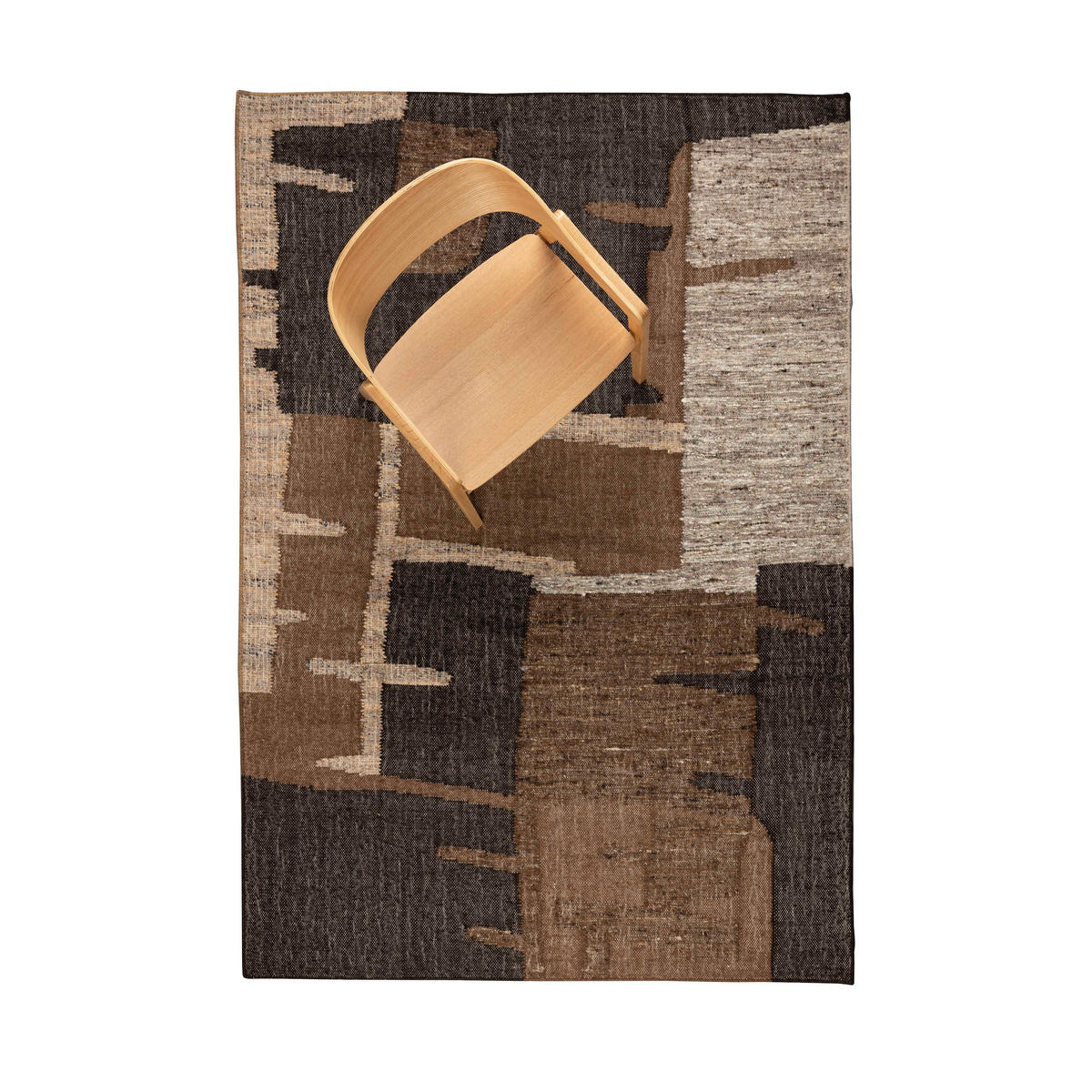 TEPPICH Briton 160x230 cm Braun - Braun, Textil (160/230cm) - Dutchbone