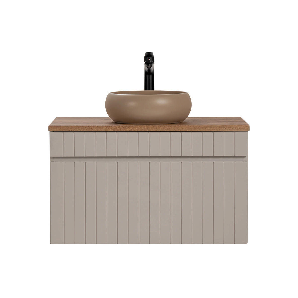 WASCHTISCH 80.4cm Zelie Kaschmir - Beige, Holzwerkstoff (80.4/48/46cm) - Petits-meubles