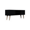 TV-MÖBEL Toronto Schwarz - Schwarz, Holzwerkstoff (55/35/120cm) - Petits-meubles