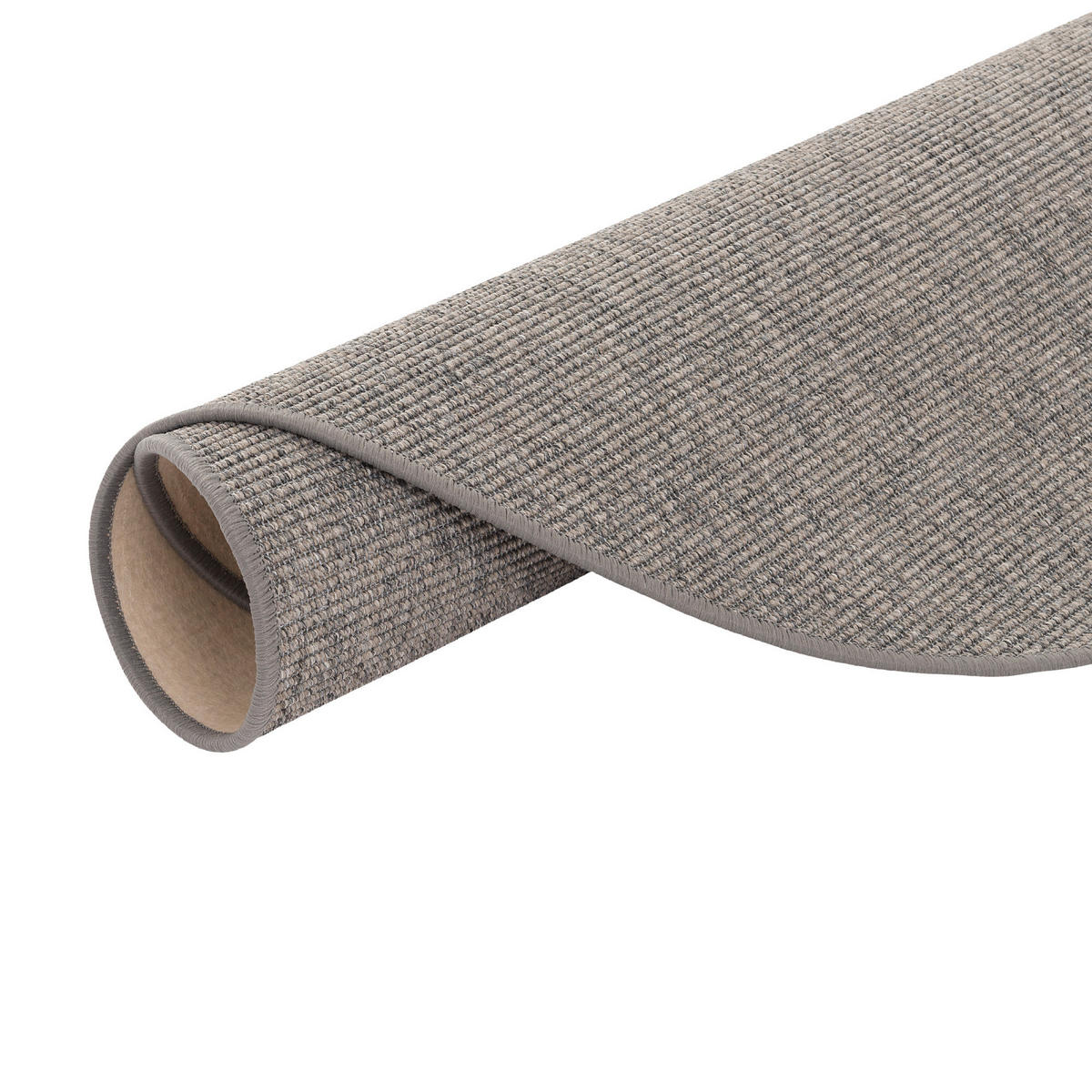 NATUR SISAL-OPTIK TEPPICH TAFF RUND - Grau, Textil (200/200cm) - Snapstyle