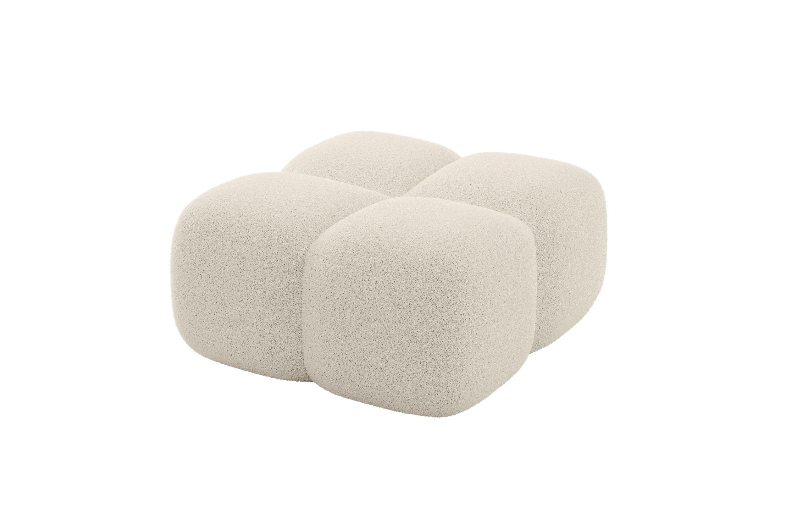 Altdecor Pouf Sand 90x43x90 cm