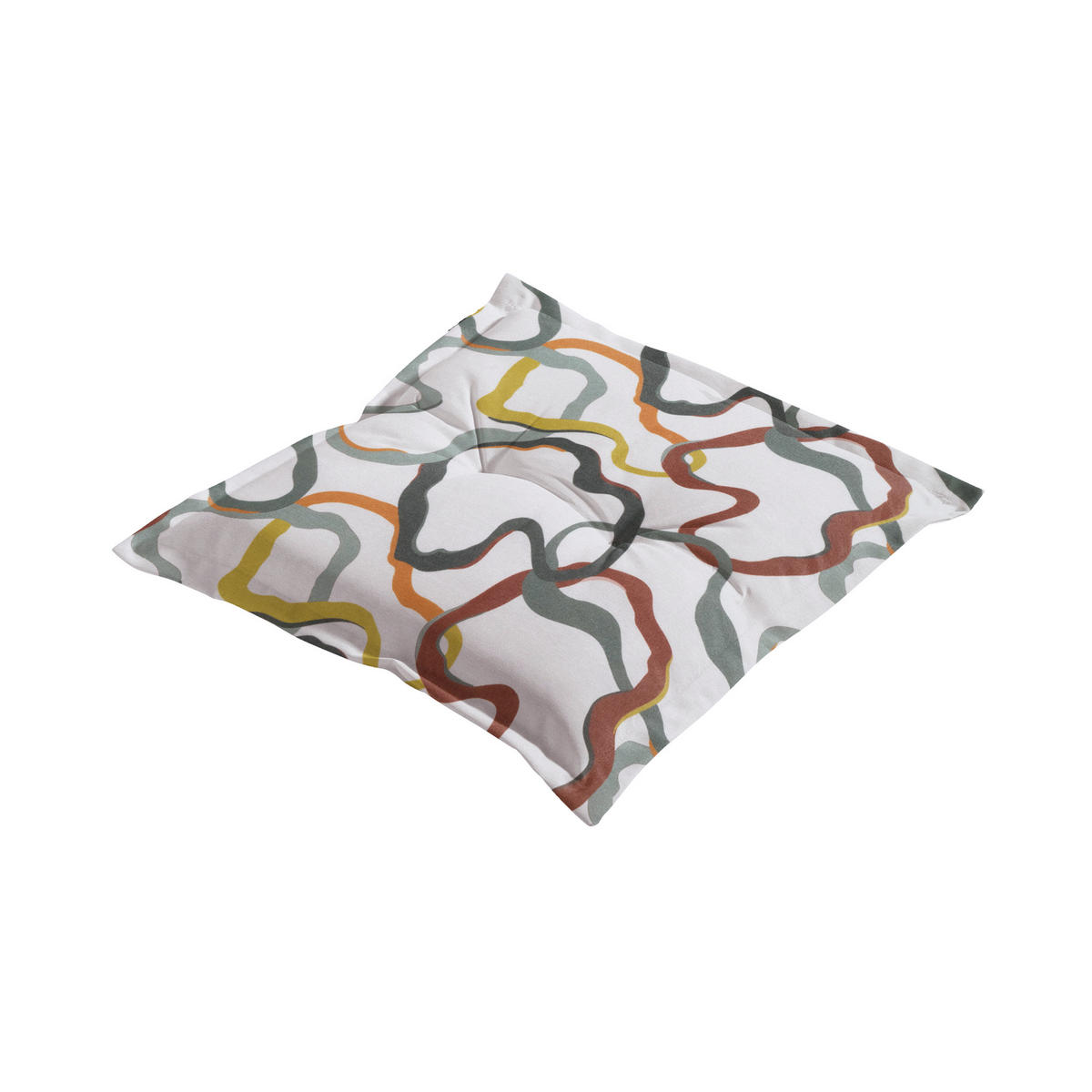 SITZKISSEN Blaze - Mehrfarbig - 50/50/7 cm - 4er-Set - Multicolor, Textil (50/7/50cm) - Madison