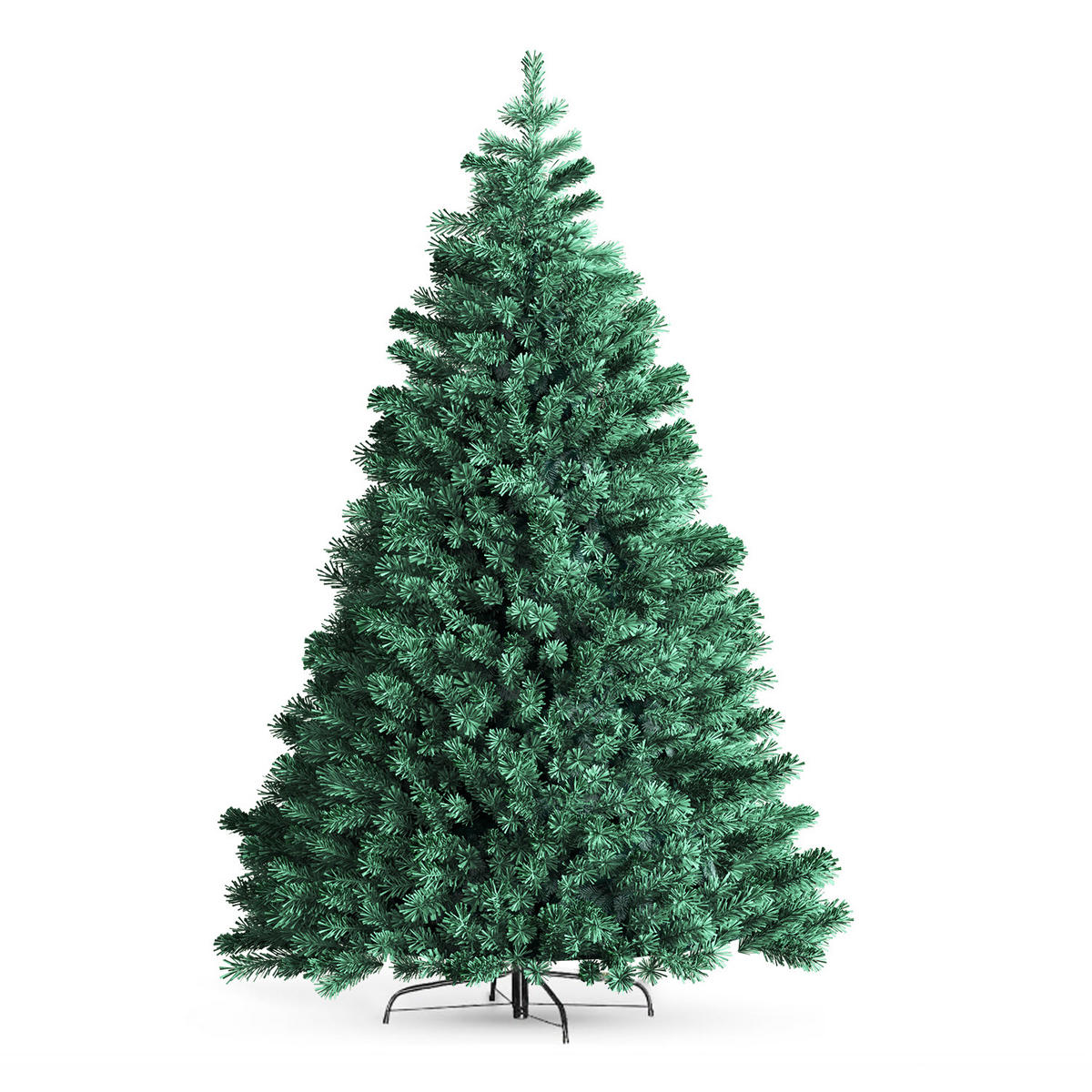 WEIHNACHTSBAUM Grün 180cm mit automatischem Klappsystem - Grün, Metall (95cm) - Rattrix