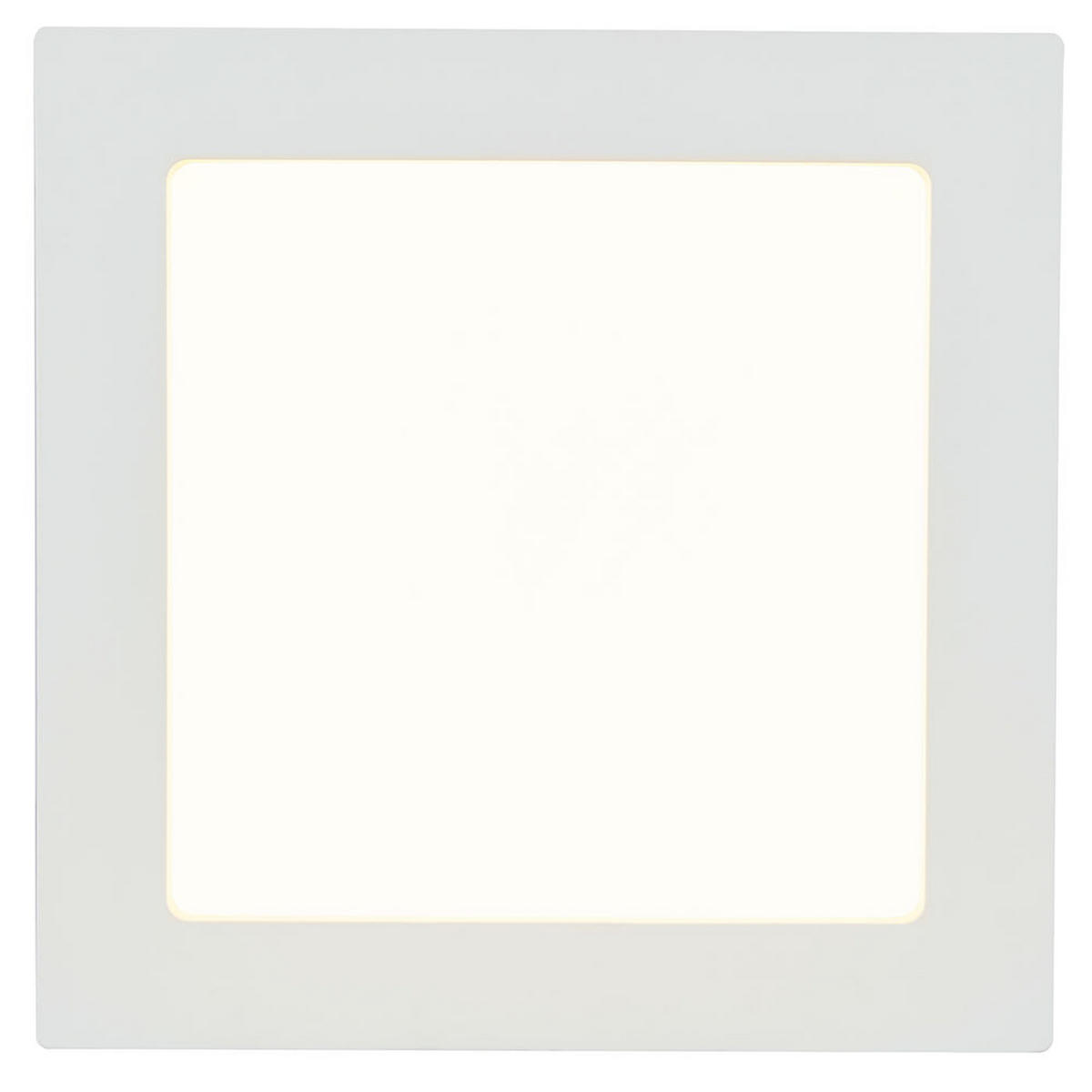 LED DECKENLEUCHTE Svenja Weiß Kunststoff - Weiß, Kunststoff (17.2/17.2/3.5cm) - Globo Lighting