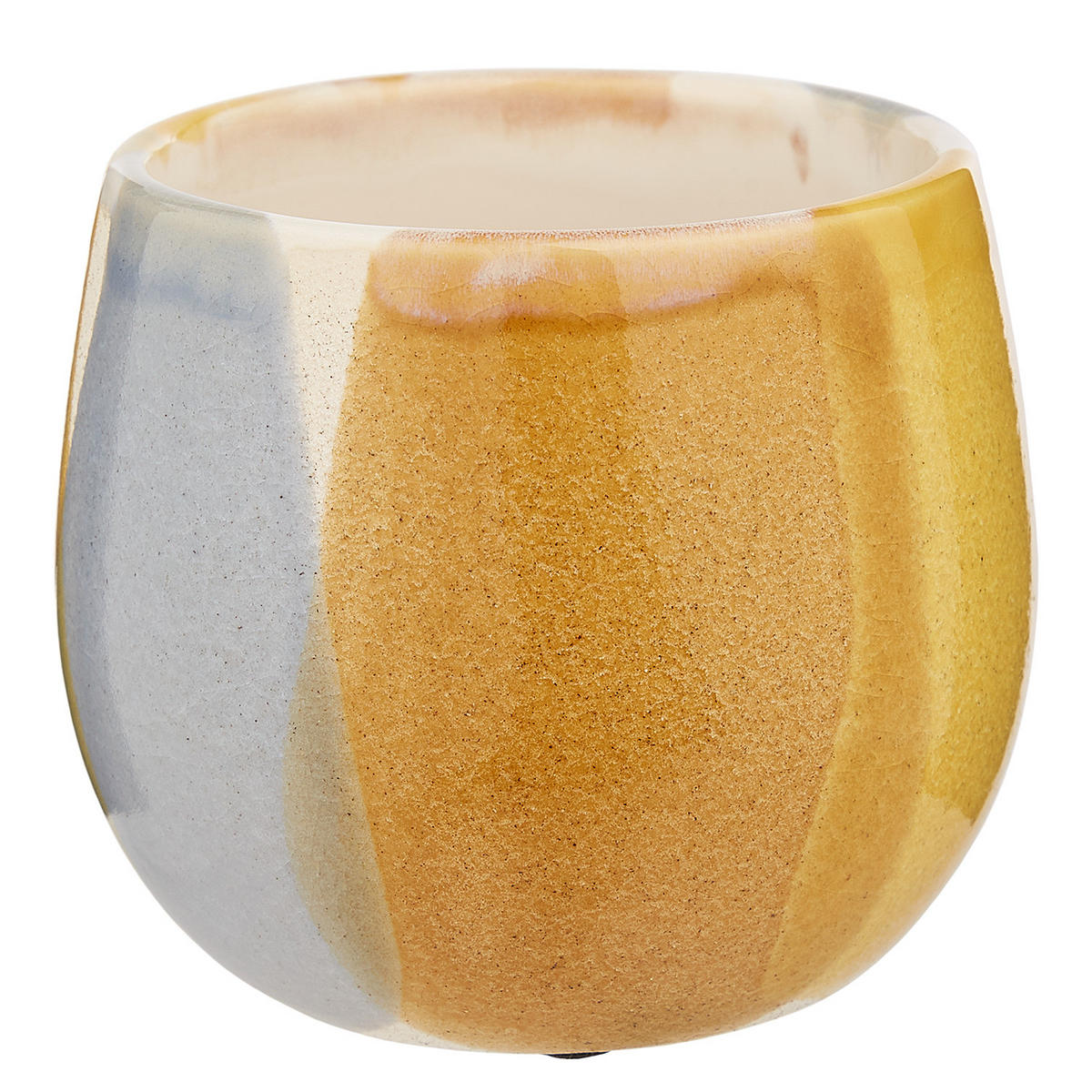 BLUMENÜBERTOPF Sintra - Gelb, Keramik (11/10/11cm) - Butlers