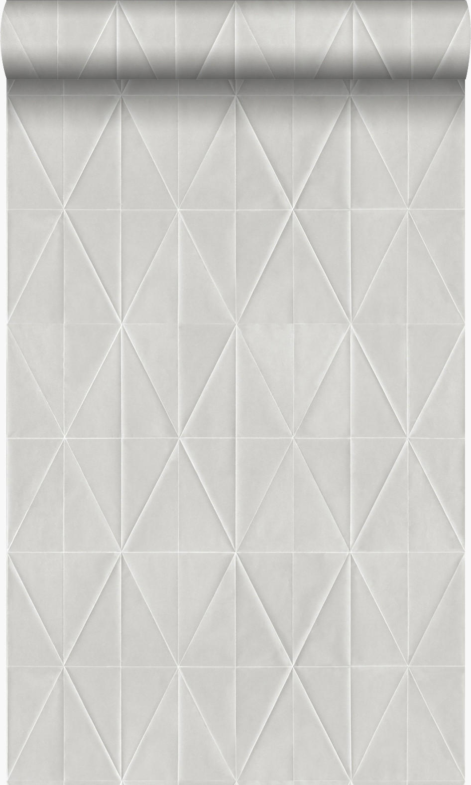 TAPETE grafische Form 53 cm x 10.05 m - Grau, Papier (53/1000cm) - Origin Wallcoverings