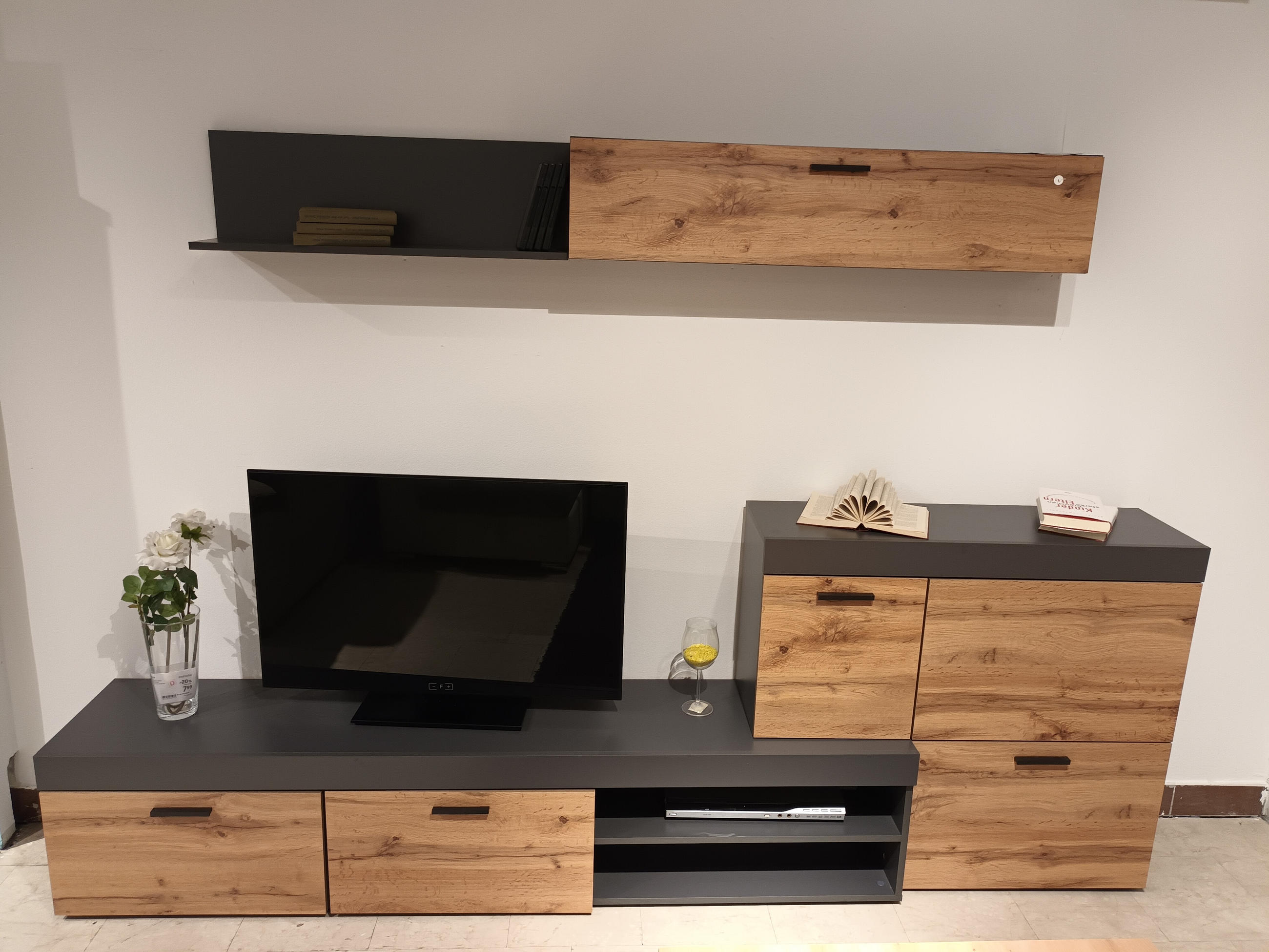 MODULARNI DNEVNI REGAL BERRY - Ti'me