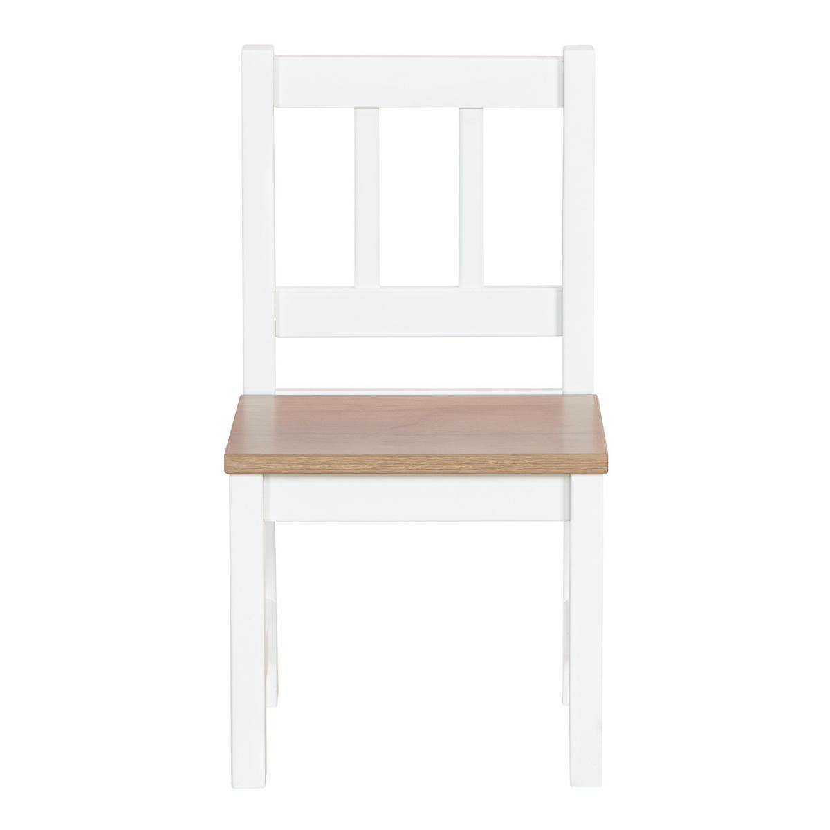 KINDERSITZGRUPPE Woody - Weiß/Sonoma Eiche, Holzwerkstoff (56/49/56cm) - Roba