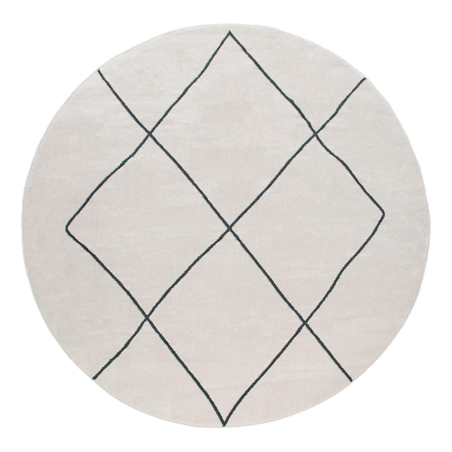 KURZFLORTEPPICH 200/200 cm Haral 787 - Weiß, Kunststoff (200/200cm) - Paco Home