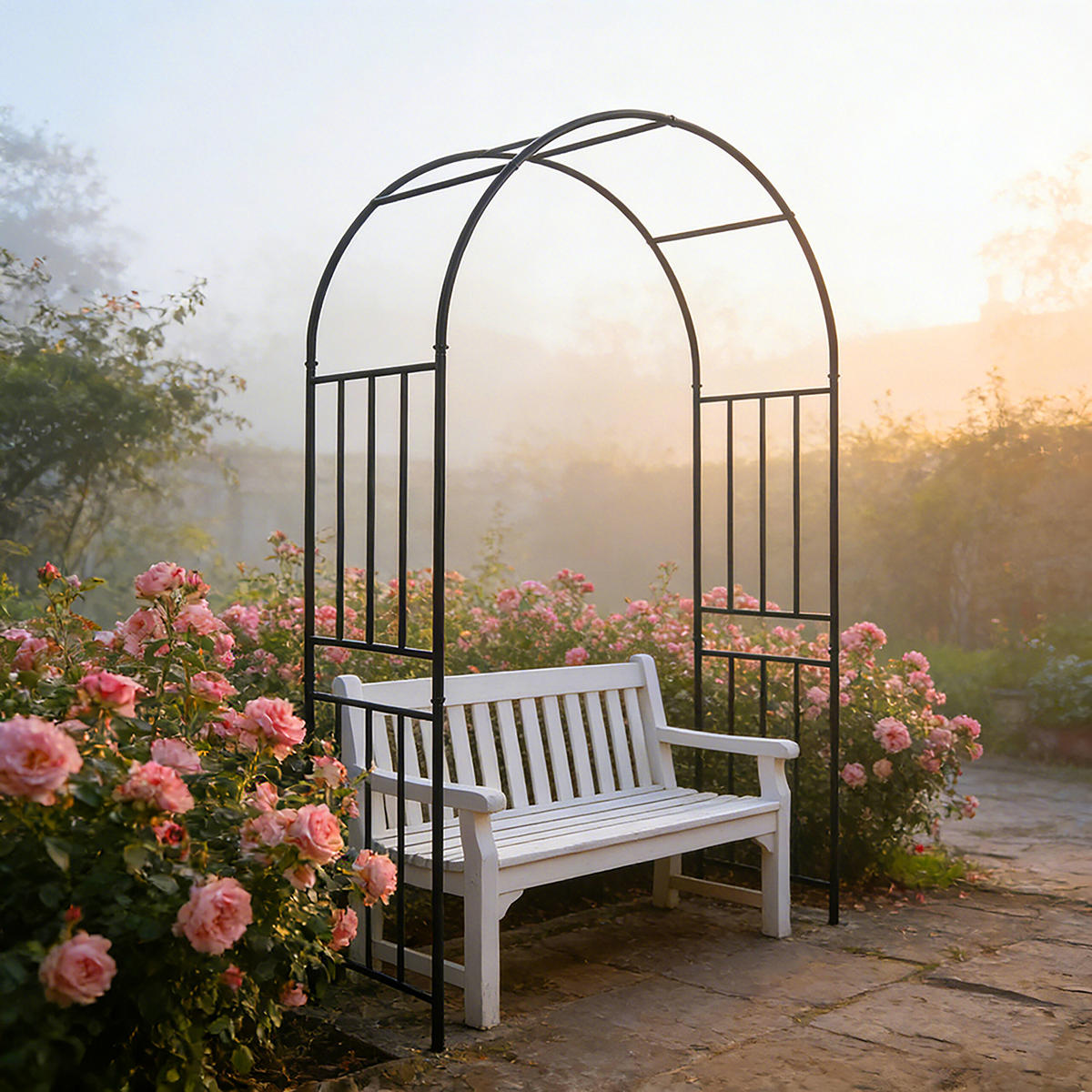 BOLTĂ Neagră metal 218 cm - negru, metal (44.5/218/120cm) - Relaxdays