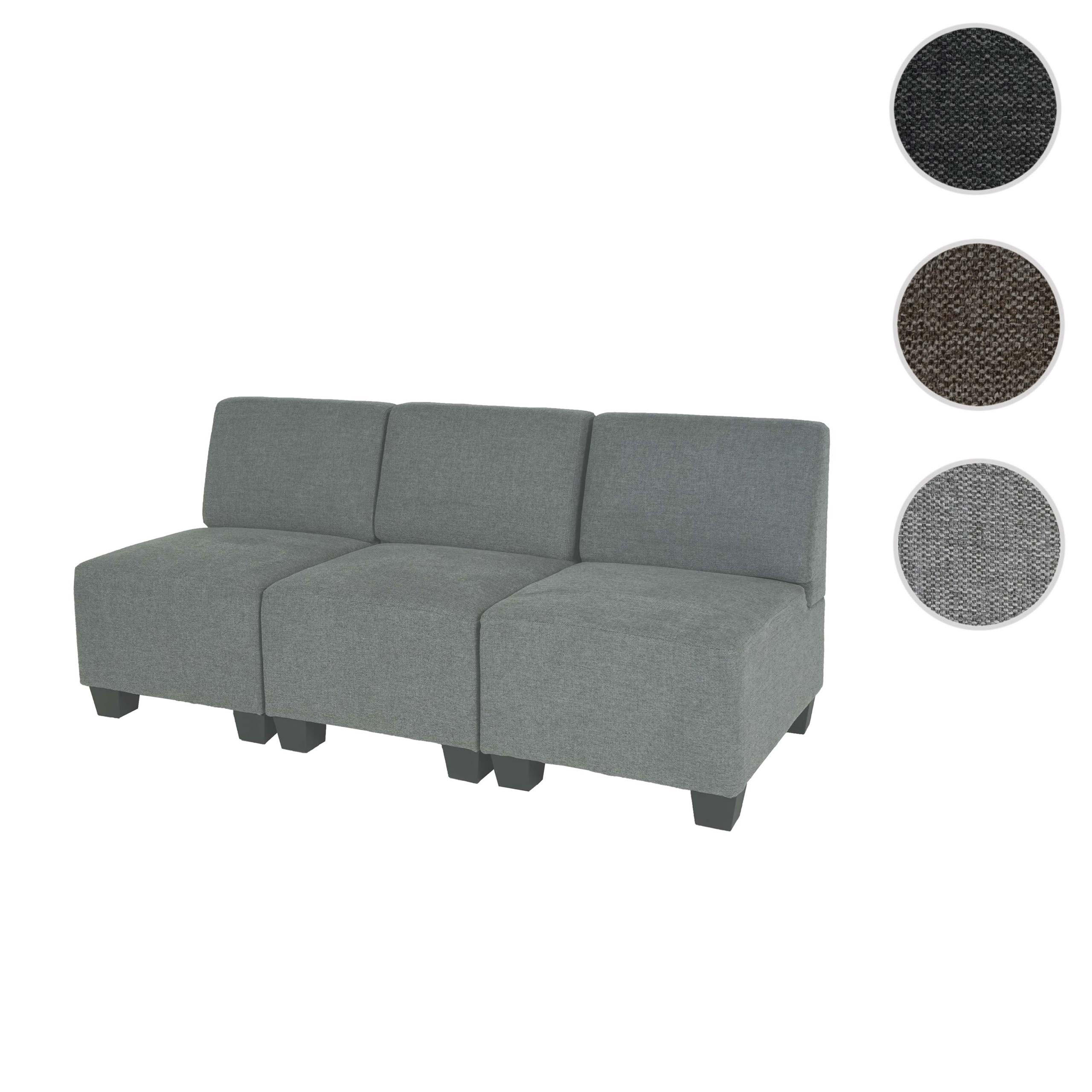 3-SITZER SOFA Grau - Grau, Textil (171/76/72cm) - MCW