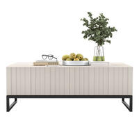 COUCHTISCH Elpis Kaschmir matt Glamour 110 cm - Kaschmir, Holzwerkstoff (54/110/39cm) - Meble Lindner
