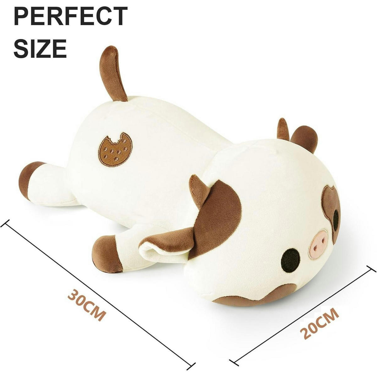 PLÜSCHTIER Kuh 30 cm Braun - Braun, Textil (20/30cm)